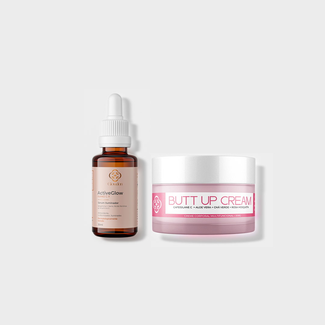 Kit Butt Up Cream + ActiveGlow Nano C-X